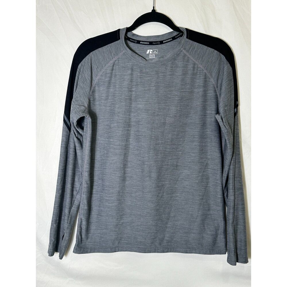 Russell Athletic Dri-Power 360 Boys Active Shirt Moisture Wick Size XL Gray
